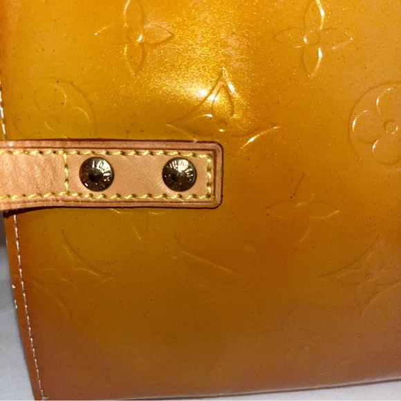 Louis Vuitton Monogram Vernis Reade MM Orange Tote — 100% Guaranteed Authentic - Picture 14 of 14